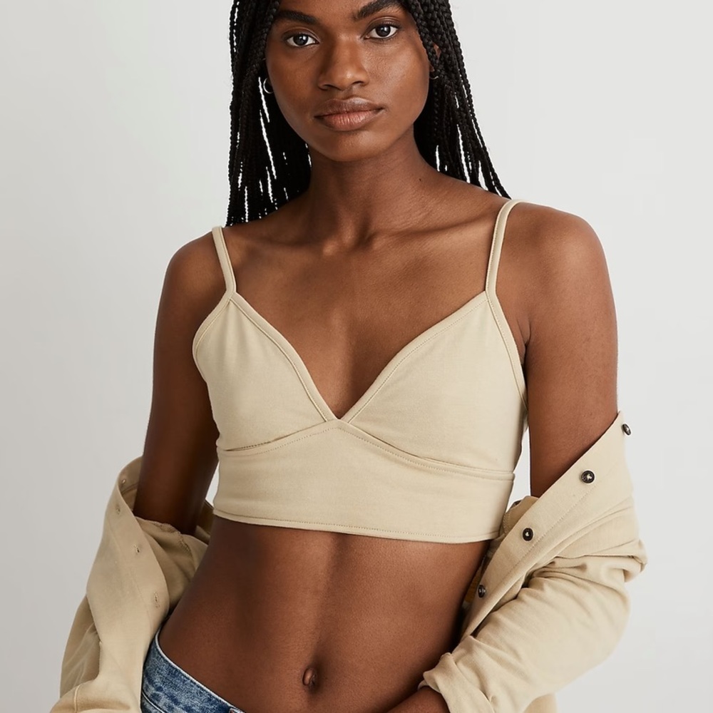 Madewell Keyhole Cami Bralette Tank Top M